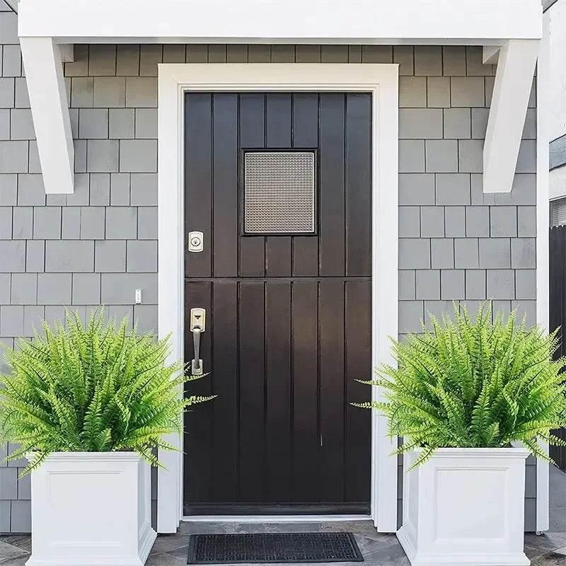 1PC Handmade Plants Artificial Ferns Green Leaves Simulated Flowers Outdoor Wedding Office Homes Dining Table Courtyard Decor - GiFTiFY