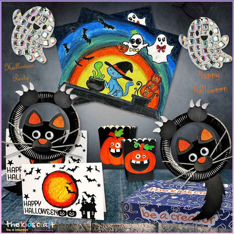 Whiskerella and the Friendly Halloween Party Craft Box by The Kids Craft