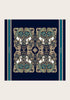Mermaid Horses on Navy Square Scarf - GiFTiFY