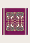 Mermaid Horses on Berry Square Scarf