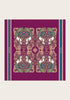 Mermaid Horses on Berry Square Scarf - GiFTiFY
