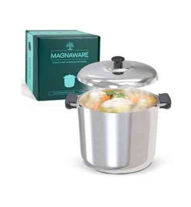 Stock Pot with Lid 10 Quarts Home & Garden by MAGNAWARE