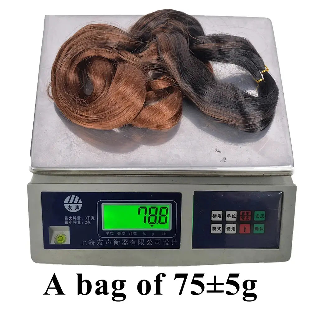 French Curly Braiding Hair 14Inch Synthetic Curly Braiding Hair Pre Stretched Loose Wavy Curl Braiding Hair Extensions