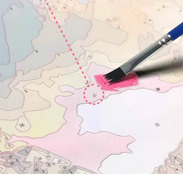 HUACAN Custom Photo Paint By Numbers Pets Child Diy Kit Picture For Living Room Home Decoration - GiFTiFY