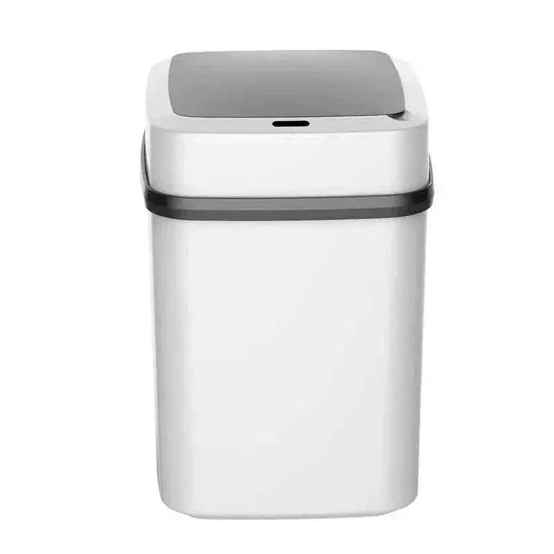 Kitchen Trash Bin 13L Bathroom Touch Trash Can In The Toilet Smart Garbage Bucket Waste Bins Dustbin Smart Trash Can Kitchen Trash Bin by DS