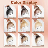 Ombre Light Blonde Clip in Bangs 100% Real Human Hair Bangs human hair wigs with bangs - GiFTiFY