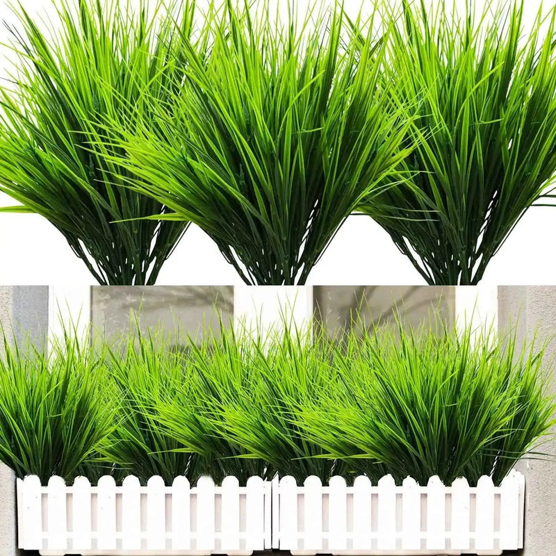 1pc Artificial Plant Plastic Persian Fern Flowers Home garden Wedding outdoors Party Balcony Decor Arrangement Festival Diy gift by DSERS
