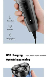 Shaver for Men USB Electric Shaver Powerful Beard Shaving Machine Electric Razor Rechargeable Waterproof - GiFTiFY