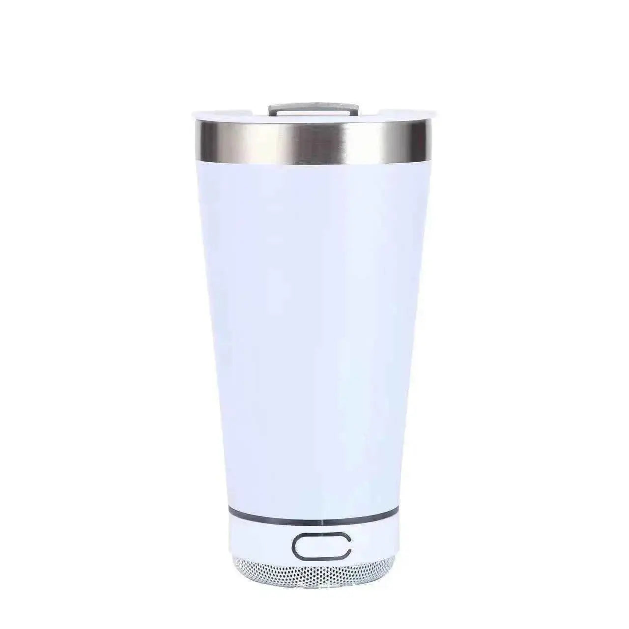 16oz smart bluetooth speaker car portable car cup creative bottle opener stainless steel thermos cup - GiFTiFY