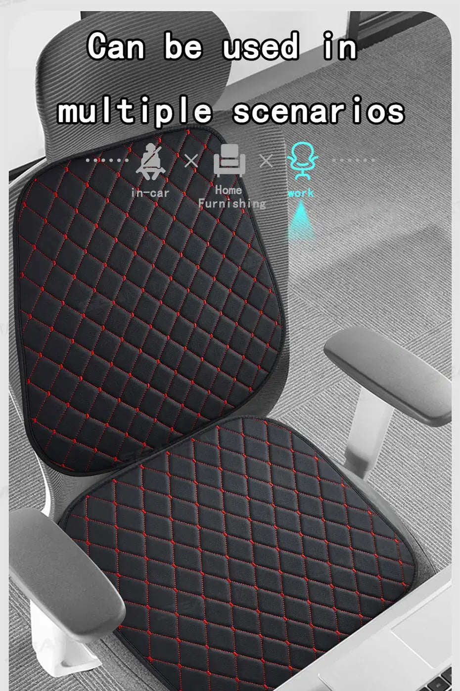 Black Quilted Leather Car Seat Covers