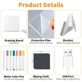 LED Acrylic Drawing Board DIY Erasable Luminous DSERS/ https://www.aliexpress.us/item/3256808438306553.html?supplyId=159831080&gatewayAdapt=glo2usa4itemAdapt