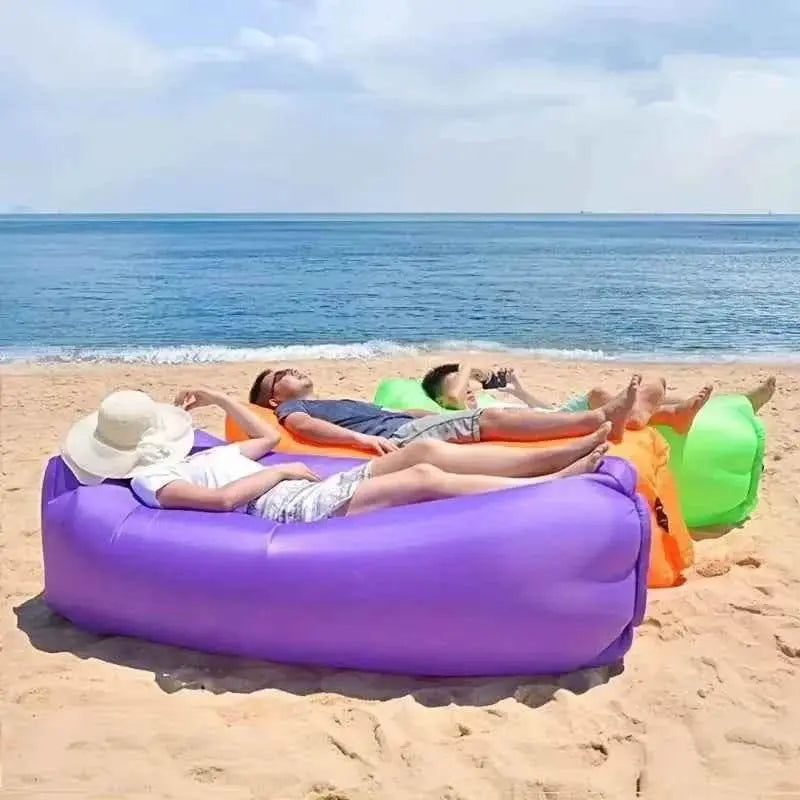 Recliner Air Lazy Inflatable Sofa Bag, Portable Camping Sofa Mattress, Music Festival Recliner Sofa by Zopi / AliExpress