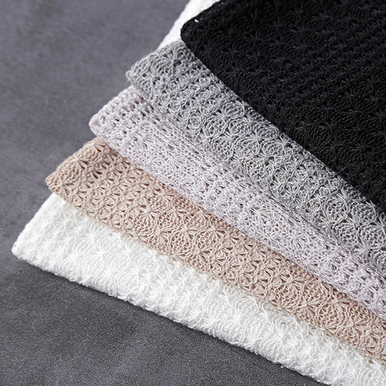 Crochet Mesh Fabric Hollow Out Knitted Net Material for DIY Sewing Sexy Crop Tops Cardigan Apparel Spring Summer Fashion