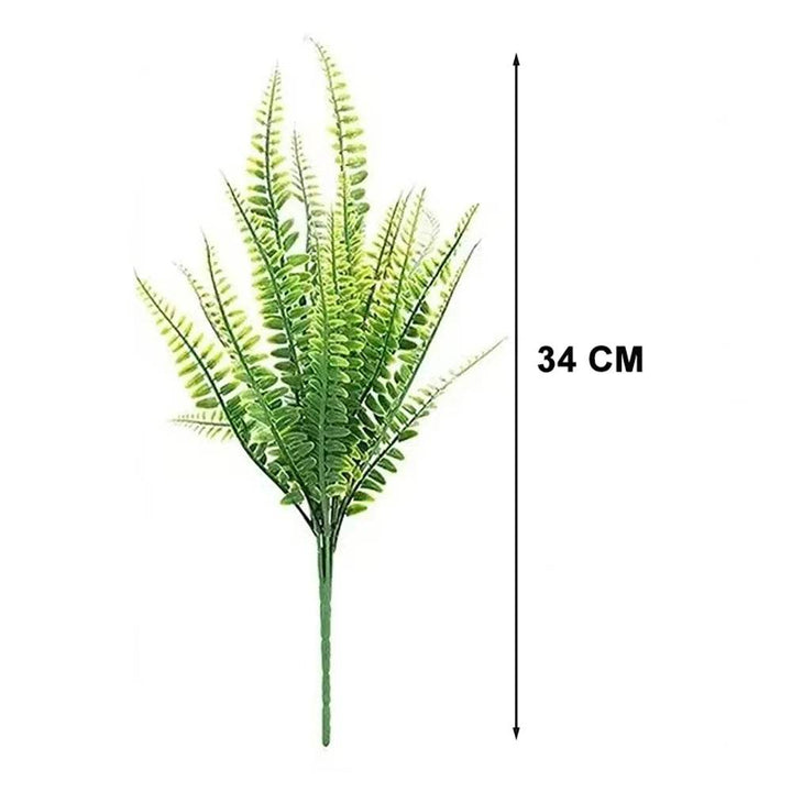 1PC Handmade Plants Artificial Ferns Green Leaves Simulated Flowers Outdoor Wedding Office Homes Dining Table Courtyard Decor - GiFTiFY