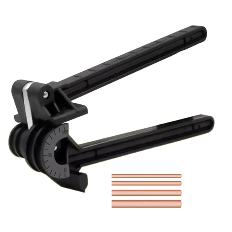 AT21-5/6/8/10Mm Combination 4-In-1 Tube Bender Tube Bender Pipe Bending Tool Tubing Bender Brake Fuel Line Curving Pliers GiFTiFY