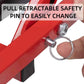 3-in-1 Rolling Mechanic Creeper Z Seat, Foldable Garage Chair Lay Down Sit Lean Back, Under Car Shop Auto Repair, Red Black - GiFTiFY