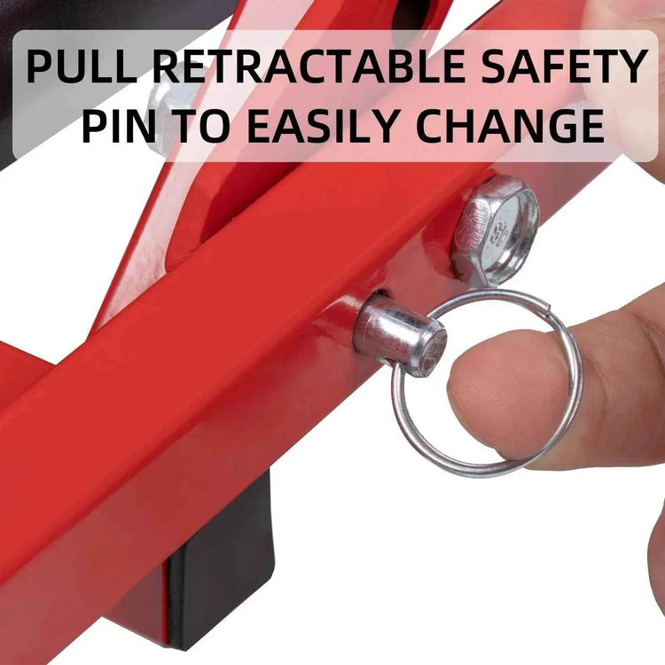 3-in-1 Rolling Mechanic Creeper Z Seat, Foldable Garage Chair Lay Down Sit Lean Back, Under Car Shop Auto Repair, Red Black - GiFTiFY