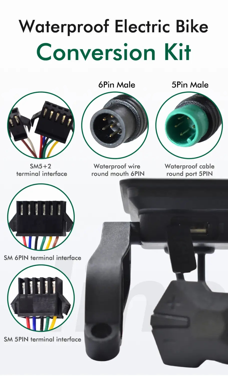Electric Bicycle Colorful Display Speedometer