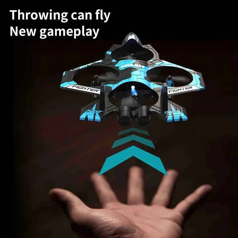 K500MAX Drone Fighter Jet 4k HD Professional Drone Camera WIFI Fpv Aircraft Quadcopte Aerial Photography Drone Birthday Toys Jet Fighter Toy by DSERS
