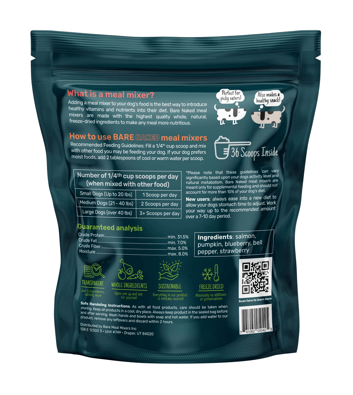 Salmon Mixer - 12oz by Bare Naked Pet Co.