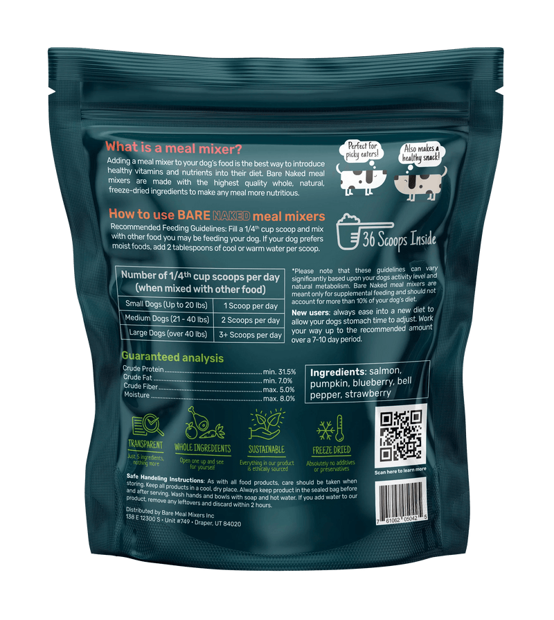 Salmon Mixer - 12oz by Bare Naked Pet Co.
