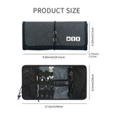 Electronic Organizer Cord Pouch, Travel Cable Charger Phone Accessories Bag Organizer Roll up Tech Carrying Case for USB Cables GiFiFY