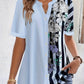 Plus Size Striped Half Sleeve Spring Blouse - GiFTiFY