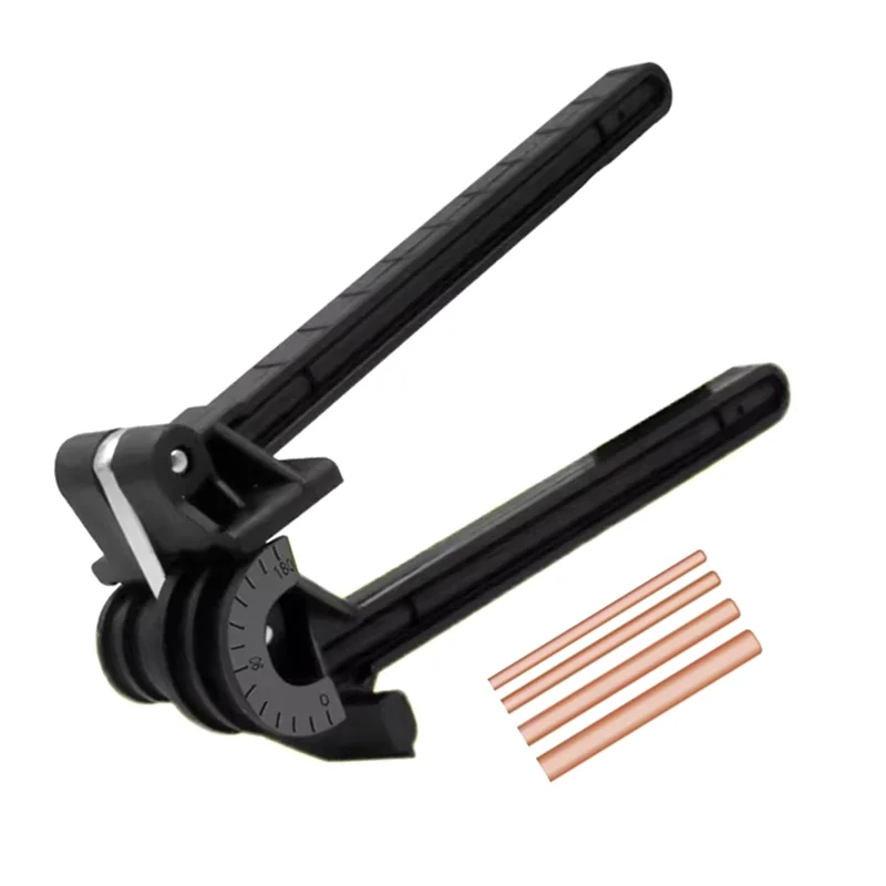 AT21-5/6/8/10Mm Combination 4-In-1 Tube Bender Tube Bender Pipe Bending Tool Tubing Bender Brake Fuel Line Curving Pliers GiFTiFY