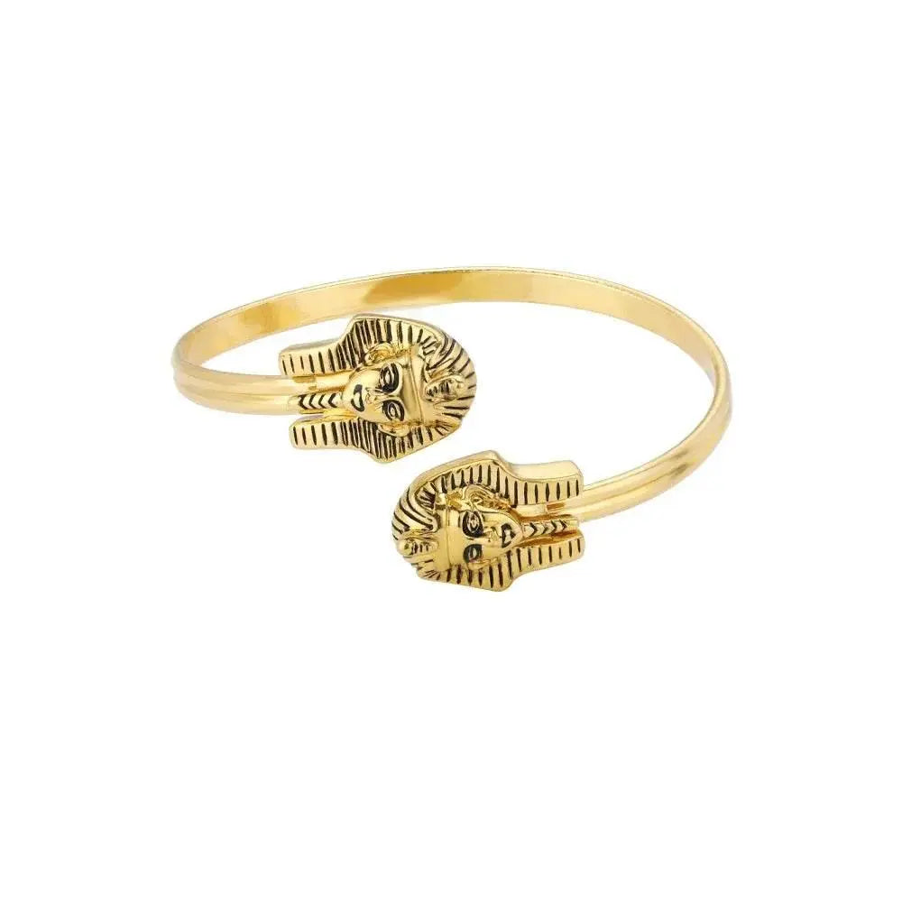 Adjustable Gold Nefertiti Inspired Cuff Bracelet - GiFTiFY