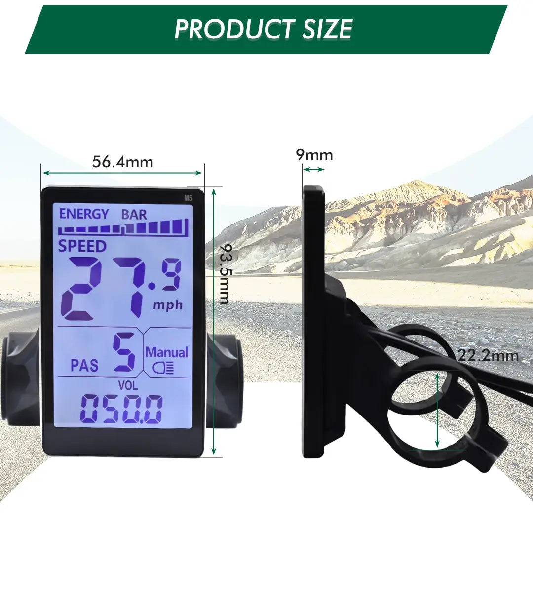 Electric Bicycle Colorful Display Speedometer