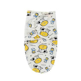 Newborn Baby Wrap Anti-Startle 2Pcs/Set Baby Swaddle Sleeping Cocoon Design 100%Cotton Baby Adjustable Blanket 0-6 Months - GiFTiFY