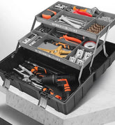 Tools Organizer Box Garage Professional Plastic Tool Case Box Electrician Storage Multifunctional Outdoor Waterproof Garage - GiFTiFY