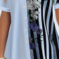 Plus Size Striped Half Sleeve Spring Blouse - GiFTiFY