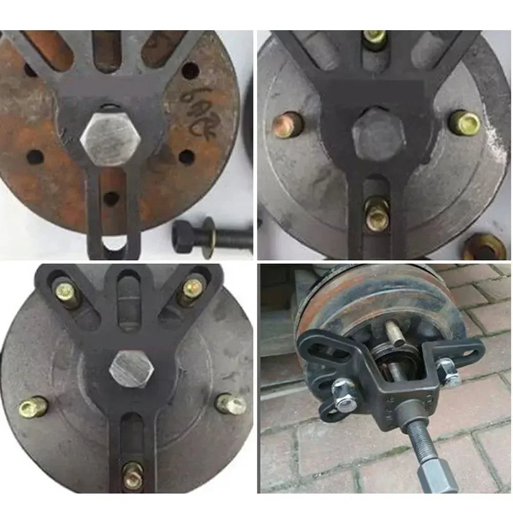 Universal Brake Drum Puller Tool 4 Hole Wheel Hub Puller Repair Tool Handheld for Motorcylce Accessories for Tricycle Motorbike by GiFiFY