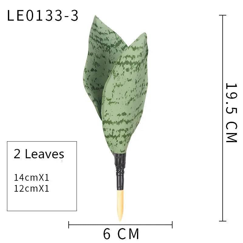 Artificial Succulents Plants House Decoration Accessori Tropical Fake Long Leaf Bonsai Hotel Party Home Decor Photo Props by DSERS