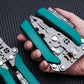 Multifunctional Wire Stripper with Electrical Test Pen Foldable Cable Cutter Crimper Tool, Electrical Folding Pliers for Cutting GiFTiFY