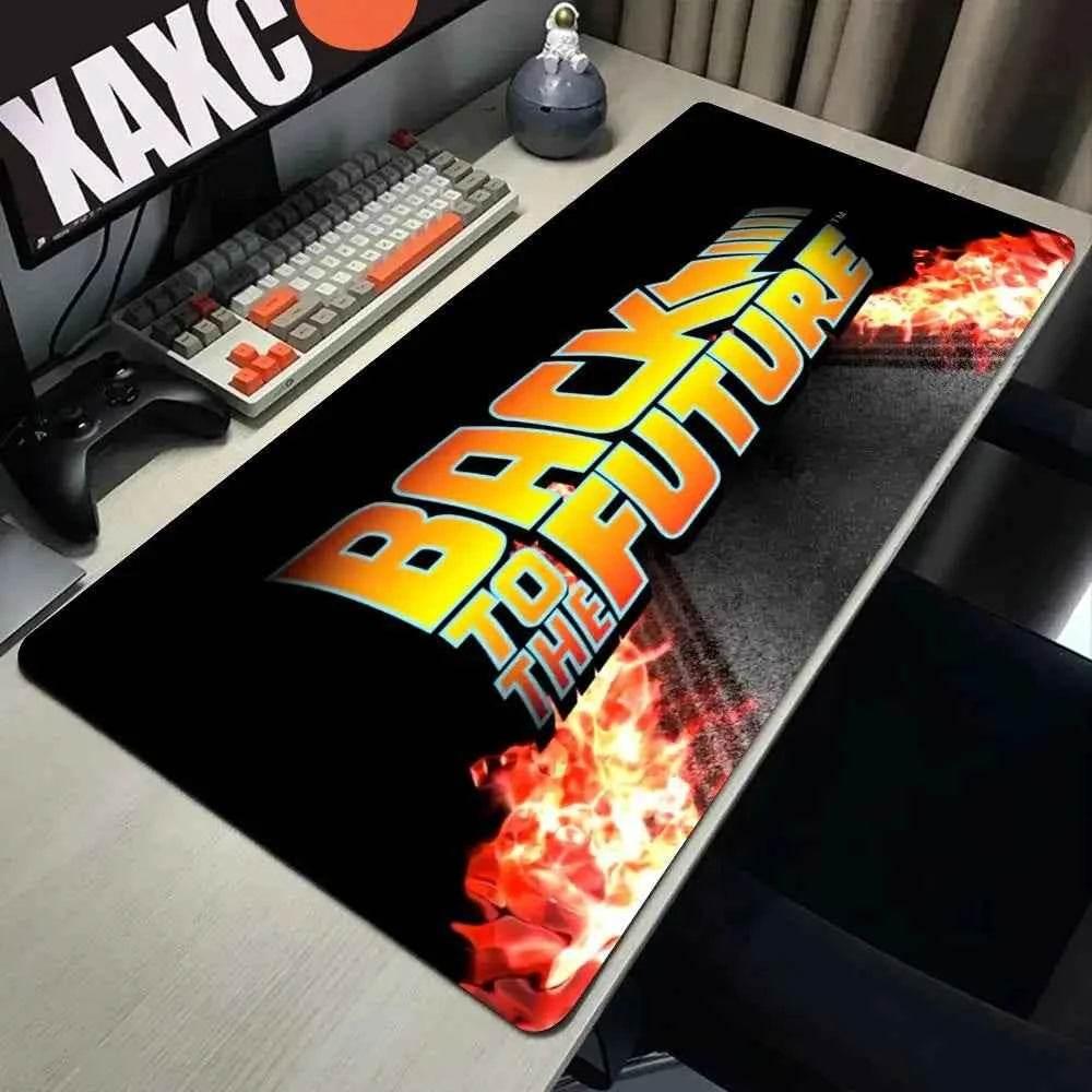 Back To The Future Large Mouse Pad 90x40cm Computer Mousepad Big Keyboard Mat Car Table Carpet Big Desk Mats Rubber Rugs - GiFTiFY