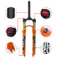 Bolany MTB Bicycle Fork Magnesium Alloy Air Suspension 26 27.5 29 Inch 32 HL RL100mm Bike Fork Lockout For Cycling Accessories - GiFTiFY