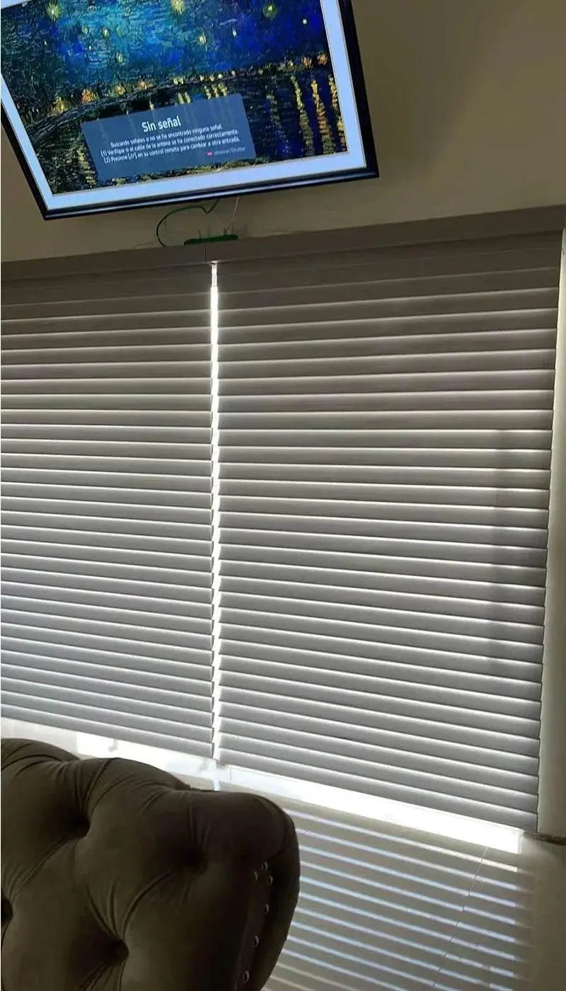 SmartMatters Electric Shangrila Blinds Smart Zigbee Blackout Zebra Shades for Windows and Doors Wifi Tuya Alexa Google Assistant Smart Shade by DS