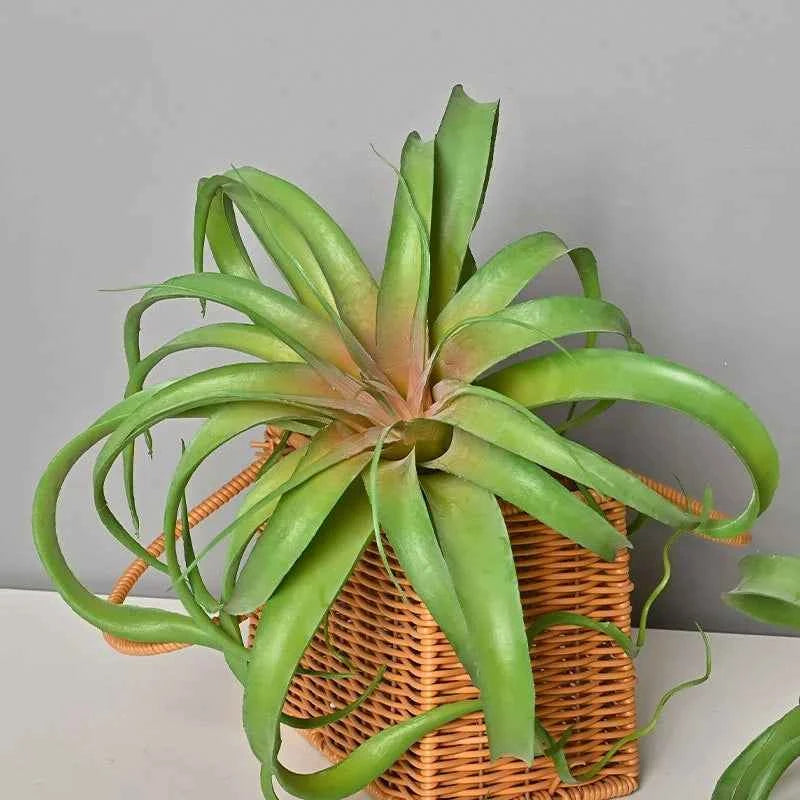 Artificial Green Plant Air Grass Succulent Miniature Potted Garden for Outdoor Desktop Living Room Home Decor