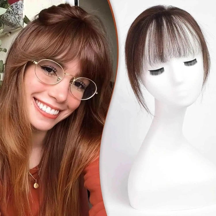 Ombre Light Blonde Clip in Bangs 100% Real Human Hair Bangs human hair wigs with bangs - GiFTiFY