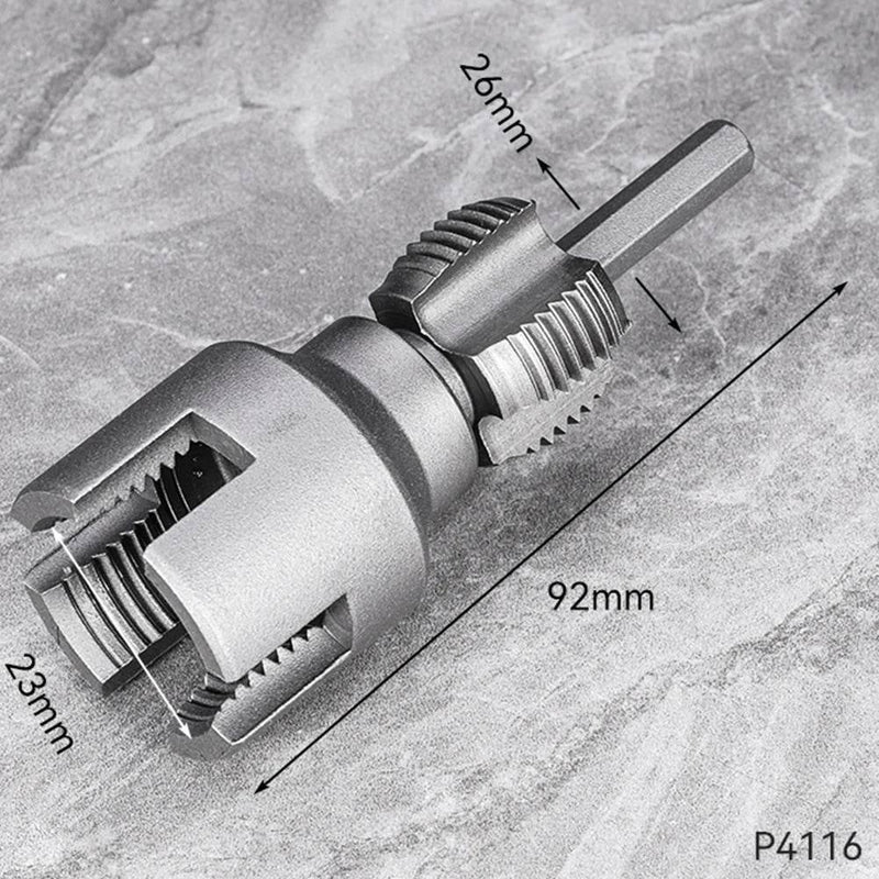 20/25mm water pipe thread opener for PPR/PVC, internal and external threads, integrated design for drill use