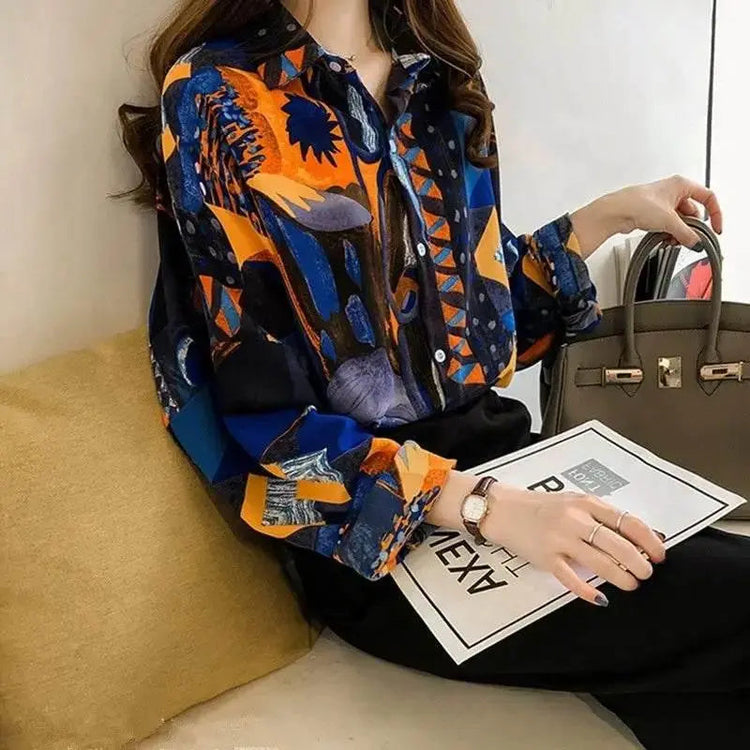 Chic Loose Chiffon Shirt for Women - GiFTiFY