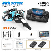 K500MAX Drone Fighter Jet 4k HD Professional Drone Camera WIFI Fpv Aircraft Quadcopte Aerial Photography Drone Birthday Toys