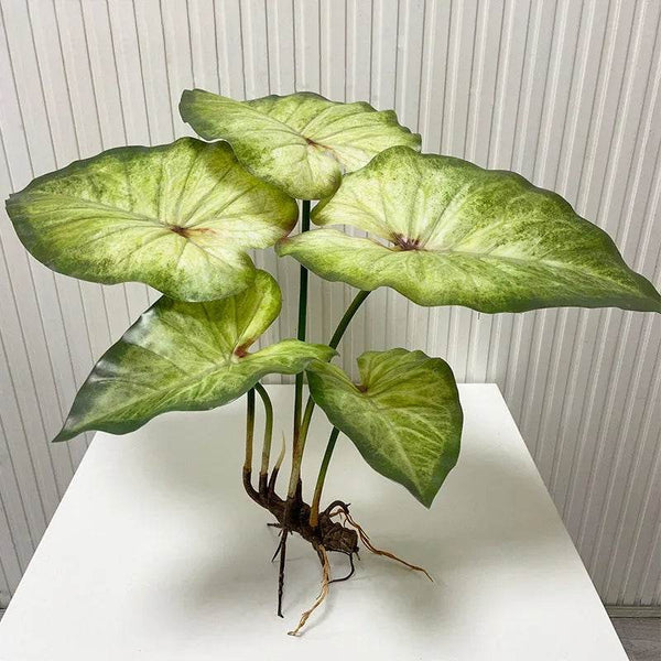Large Lotus Leaves with Roots Plant Artificial Green Home Landscape Garden Decor Simulation Plants Wedding Party Table Decor - GiFTiFY