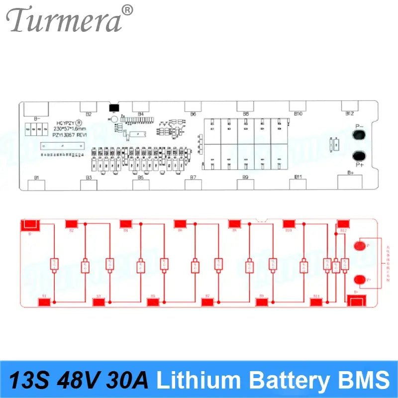 Turmera 13s Lithium Battery Protection Board