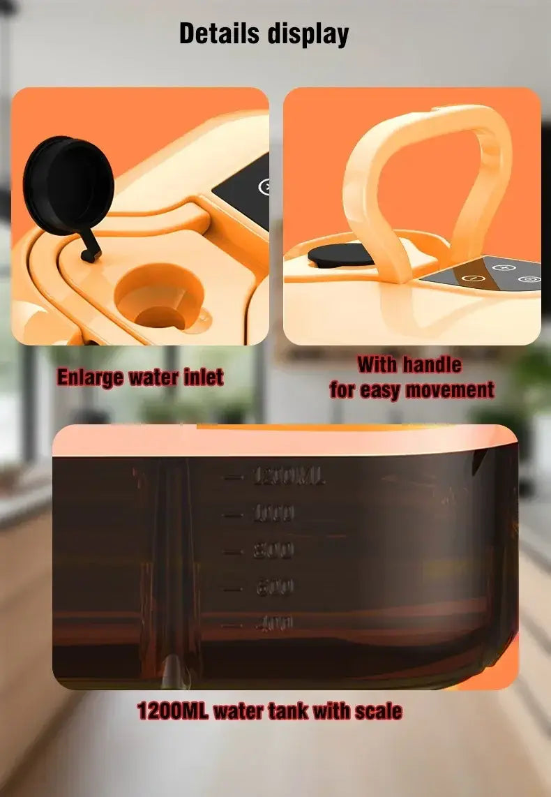 2500W Handheld Steam Cleaner High Temperature Steam Cleaning Machine Portable Car Carpet Cleaner Auto Pressure Washer