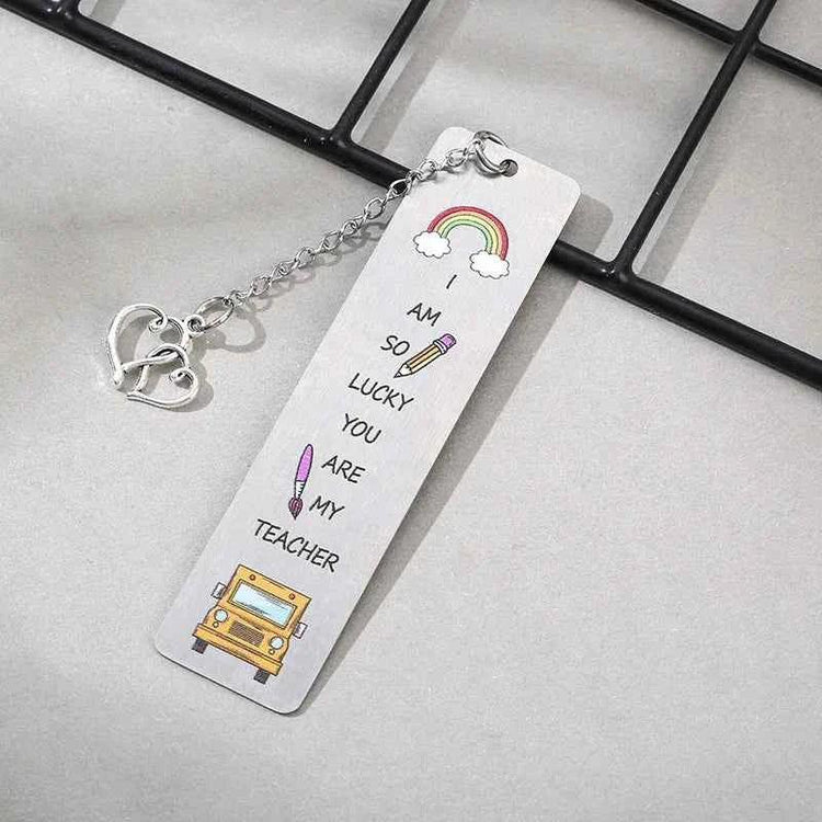 Cartoon Metal Bookmarks for Students & Teachers metal bookmark by DSERS