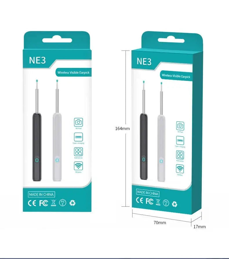 Wireless Ear Cleaning Mobile phone Link Camera LED light Wireless Ear Endoscope Earwax Cleaning