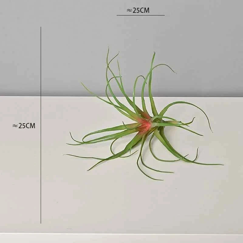 Artificial Green Plant Air Grass Succulent Miniature Potted Garden for Outdoor Desktop Living Room Home Decor by DSERS